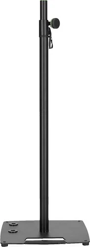 Gravity LS 431 C B - Lighting Stand and Speaker Stand with Compact, Square Steel Base and Off-Centre Mounting Option