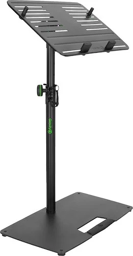 Gravity LTS T 02 B - Universal Laptop Stand with Adjustable Holding Pins and Steel Base, Black