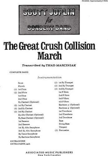 Great Crush Collision Mrch Scscore For Concert Band