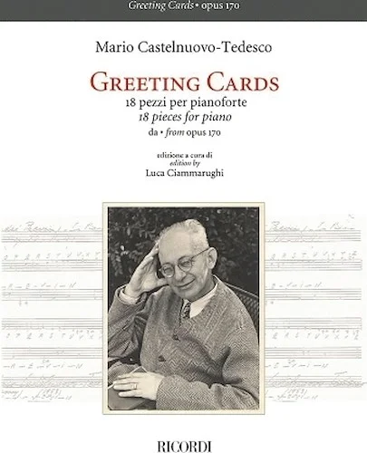 Greeting Cards For Piano Op. 170 - 17 Solo Piano Pieces, 1 2 Pno/4 Hnds Piece