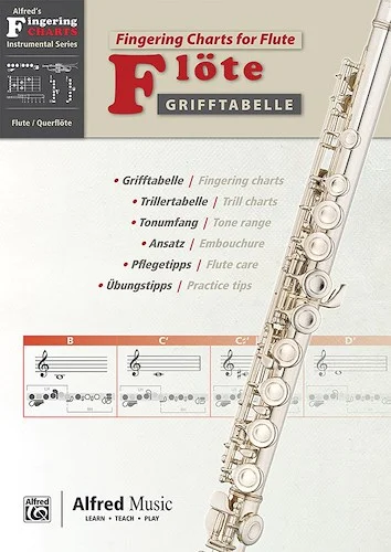 Grifftabelle für Flöte [Fingering Charts for Flute]