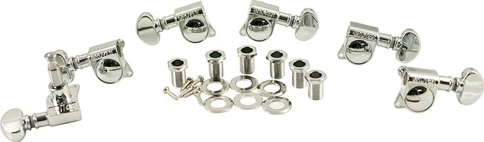 Grover 3 Per Side Mid-Size Rotomatics Chrome