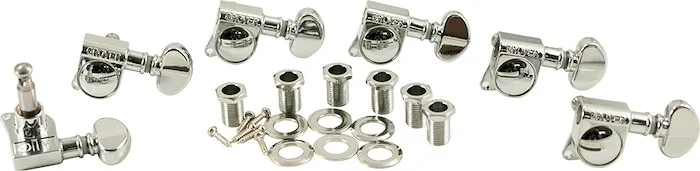 Grover 6 In Line Mid-Size Rotomatics Chrome