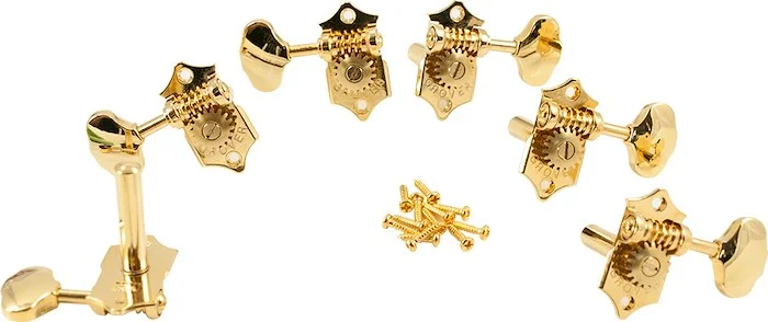 Grover 3 Per Side Horizontal Mount Sta-Tite With 18:1 Gear Ratio Gold