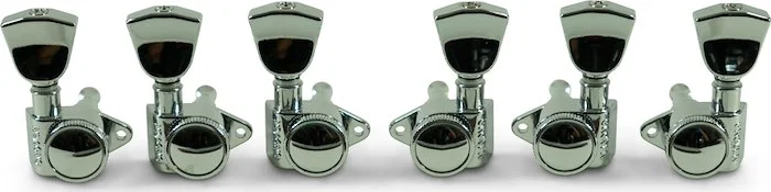 Grover Roto-Grip Locking Rotomatics Chrome 3-Per-Side Keystone