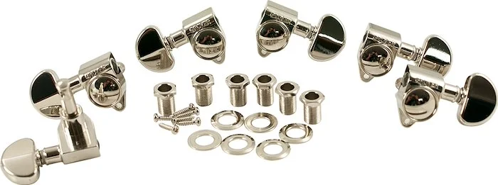 Grover 3 Per Side Rotomatics With 18:1 Gear Ratio Nickel