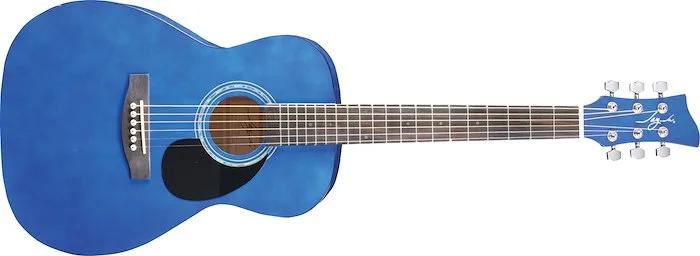 Jay Turser JJ43 3/4 Acoustic Guitar Trans Blue