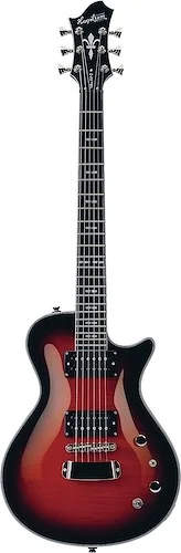 Hagstrom ULSWE-BGB Ultra Swede Electric Guitar. Burgandy Burst