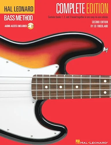 Hal Leonard Bass Method - Complete Edition - Books 1, 2 and 3 Bound Together in One Easy-to-Use Volume! Image