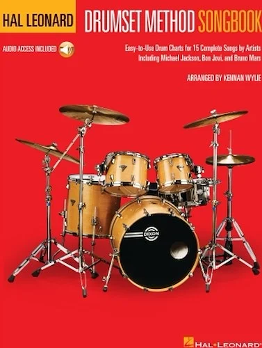 Hal Leonard Drumset Method Songbook - Easy-to-Use Drum Charts for 15 Complete Songs