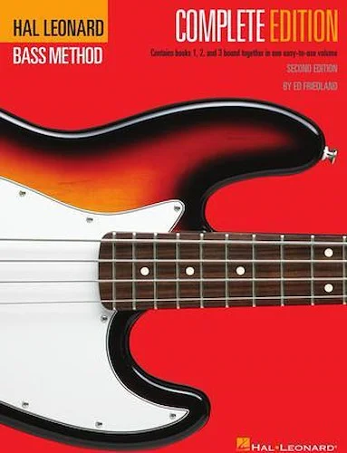 Hal Leonard Electric Bass Method - Complete Edition - Contains Books 1, 2, and 3 Bound Together in One Easy-to-Use Volume