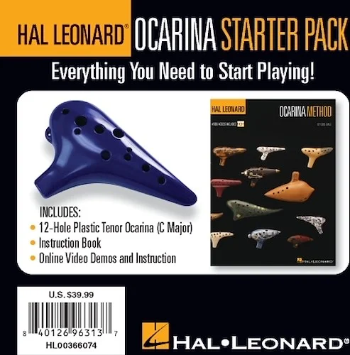 Hal Leonard Ocarina Starter Pack - Everything You Need to Start Playing!