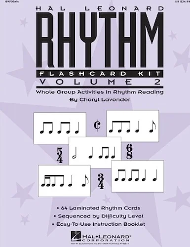 Hal Leonard Rhythm Flashcard Kit, Volume 2 - Whole Group Activities in Rhythm Reading