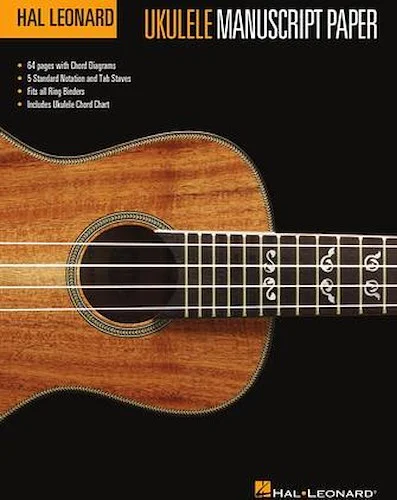 Hal Leonard Ukulele Manuscript Paper