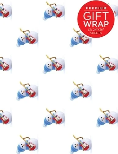 Hal Leonard Wrapping Paper - Snowman Theme