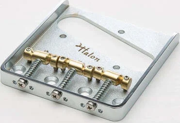 Halon - Steel Tele® Ashtray Bridge w/ Brass Saddles<br>Chrome