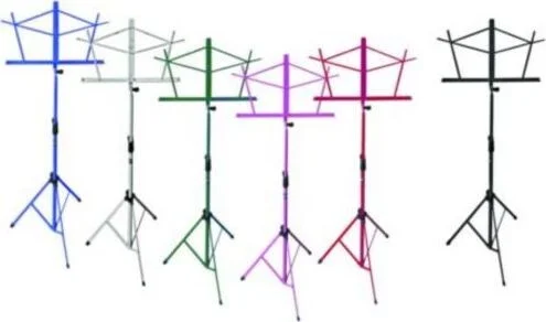 Hamilton Dlx Folding Music Stand w/Bag - Blue