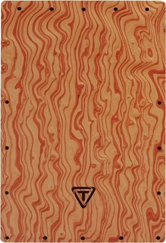 Hand Painted Siam Oak Cajon Replacement Front Plate