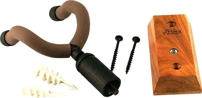 String Swing Hardwood Home and Studio Guitar Keeper Cherry