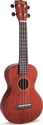 Hano Concert Ukulele Transparent Wine Red