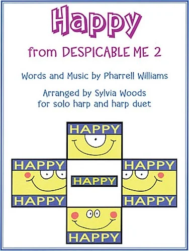 Happy - Arranged for Solo Harp & Harp Duet
