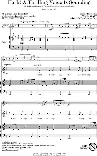 Hark! A Thrilling Voice Is Sounding