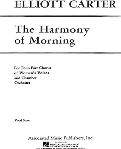 Harmony Of Morning - SSAA/Pnovocal Score