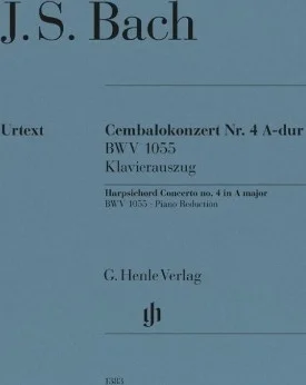 Harpsichord Concerto No. 4, A Major, BWV 1055 - 2 Pianos, 4 Hand Reduction