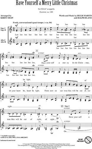 Have Yourself a Merry Little Christmas