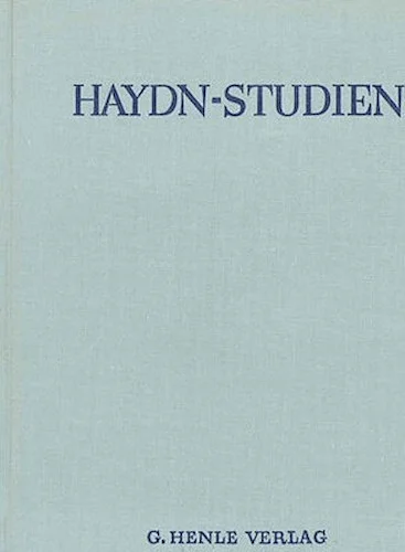 Haydn Studies Volume I Collection