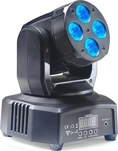 HeadBanger 8 moving head with 4 x 10-watt RGBW LED (Headbanger Mini 8)