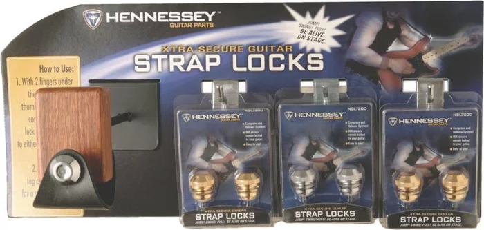Hennessey™Strap Lock Wall Display</aps104>