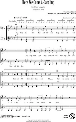 Here We Come A-Caroling