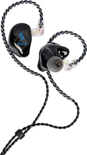 High resolution, 4 drivers, sound isolating earphones