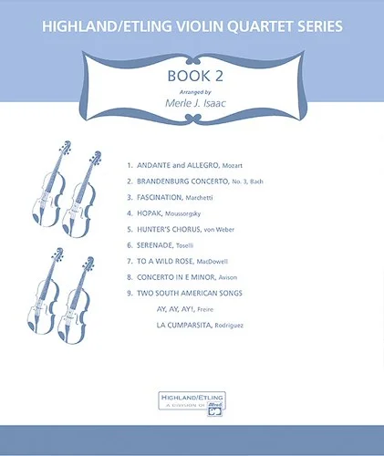 Highland/Etling Violin Quartet Series: Book 2