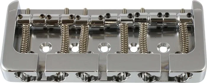 Hipshot B-Style 6-String Bass Bridge<br>Chrome