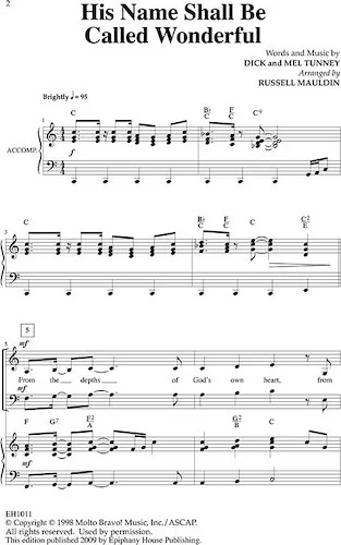 His Name Shall Be Called Wonderful