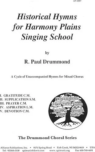 Historical Hymns for Harmony Plains Singing School