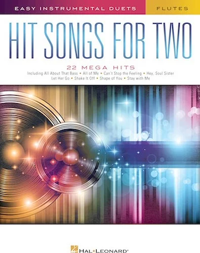 Hit Songs for Two Flutes - Easy Instrumental Duets