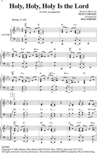 Holy, Holy, Holy Is the Lord