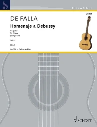 Homenaje a Debussy - for Guitar