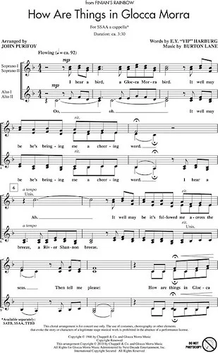 How Are Things in Glocca Morra - from Finian's Rainbow