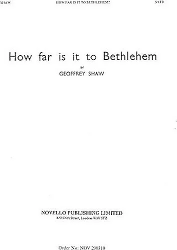 How Far Is It to Bethlehem