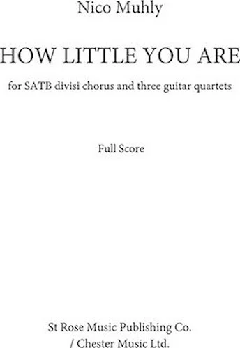 How Little You Are - Full Score