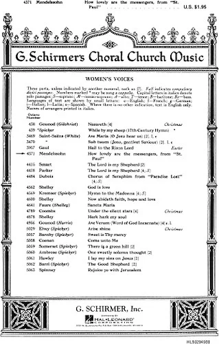 How Lovely Are the Messengers (from St. Paul)