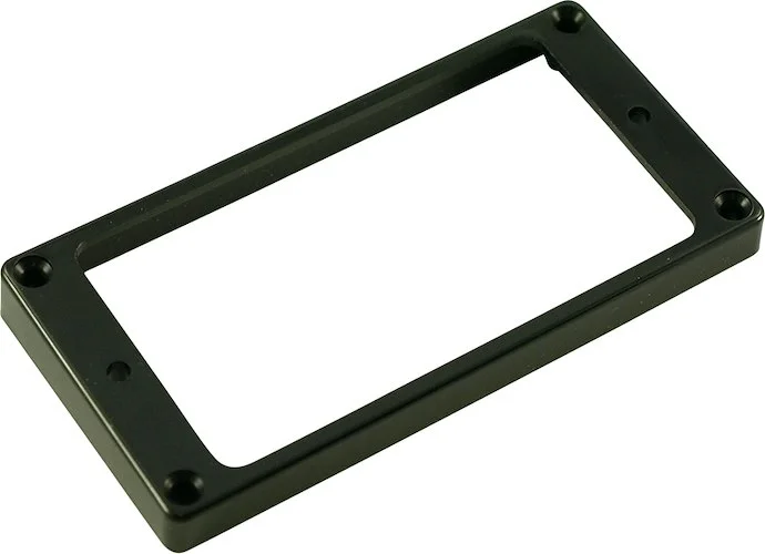 WD Plastic Humbucker Pickup Mounting Ring - Flat - Black - High