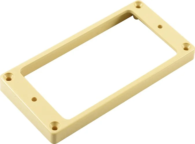 WD Plastic Humbucker Pickup Mounting Ring - Flat - Cream - High
