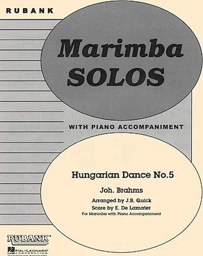 Hungarian Dance No. 5 - Marimba or Xylophone with Piano