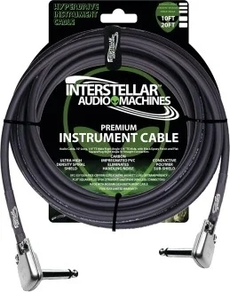 Hyperdrive Premium Instrument Cables - 10 - Angle-Angle Connectors
