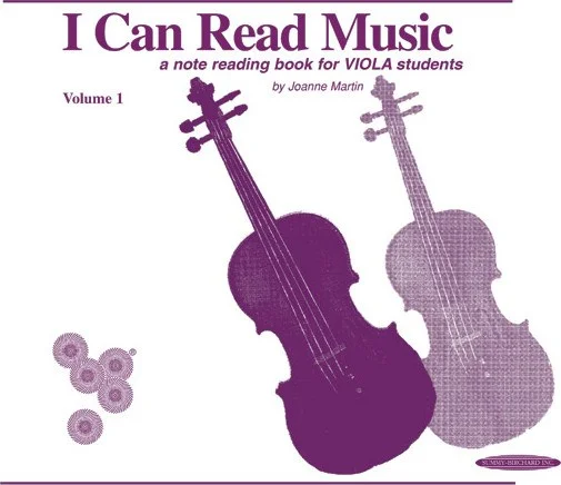 I Can Read Music, Volume 1: A note reading book for VIOLA students